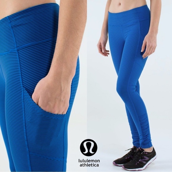 Lululemon Luxtreme Speed Tight - Mini Hyper Stripe - Picture 1 of 16